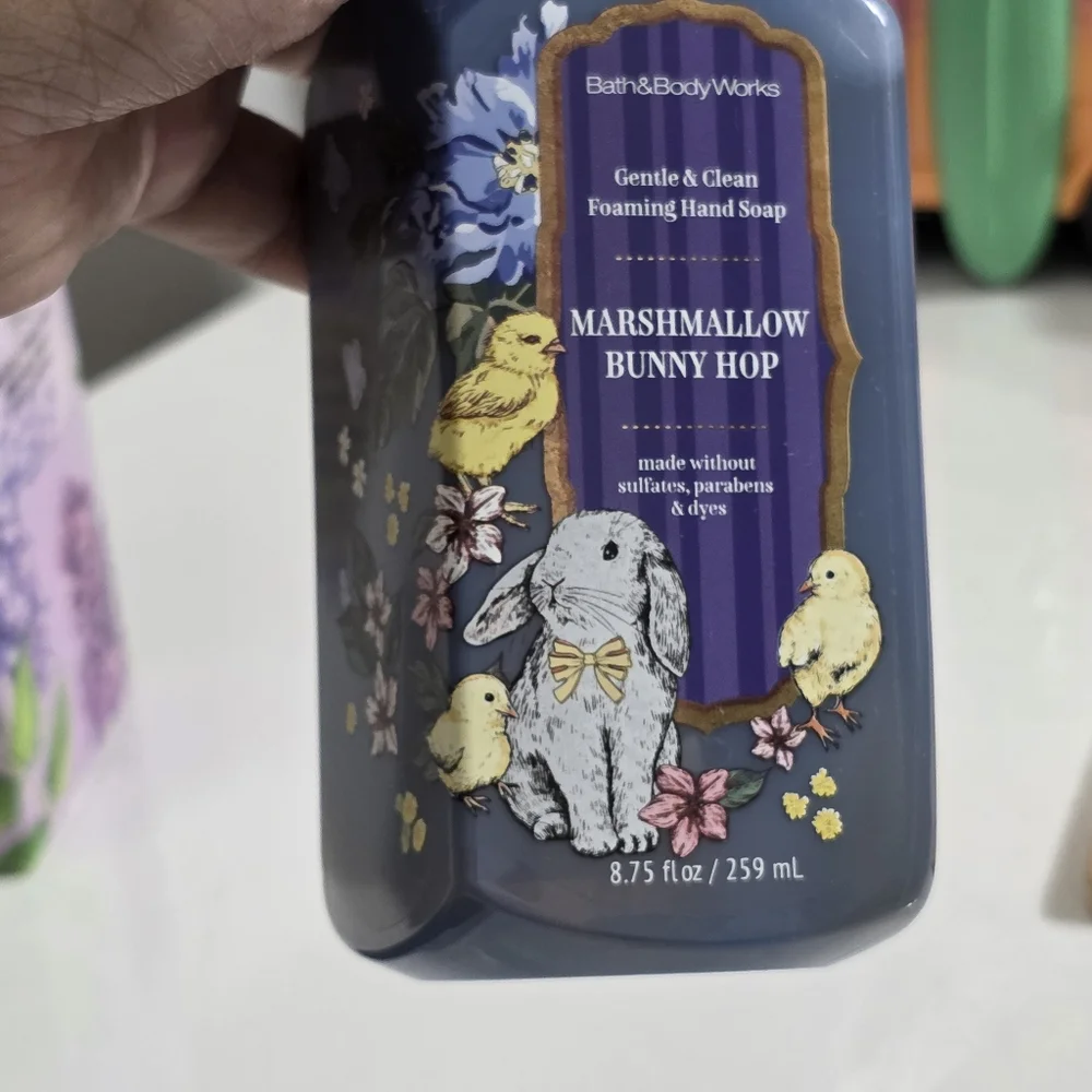 Bath & Body Works Marshmallow Bunny Hop Easter Foaming Hand Soap 8oz NEW RARE